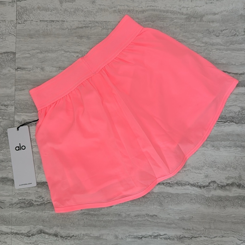 🩷ALO🩷 NEON BUBBLEGUM Match Point Tennis Skirt - Picture 5 of 6